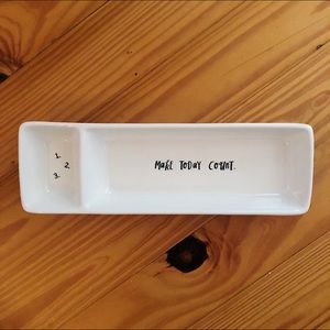 Make Today Count - key tray, what not - Rae Dunn